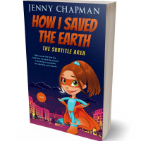 3D view of Premade Teen & Young Adult Book Cover - Bunting