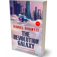 3D view of Premade Science Fiction Book Cover - Maverick