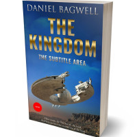 3D view of Premade Science Fiction Book Cover - San Juan