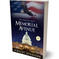 3D view of Steel Gray #3300 - Premade Action & Adventure Book Cover