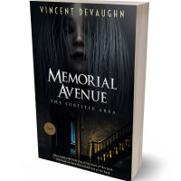 3D view of Premade Mystery & Thriller & Suspense Book Cover - Woodsmoke