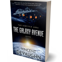 3D view of Premade Science Fiction Book Cover - Vulcan