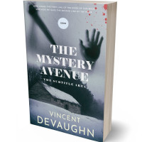 3D view of Premade Mystery & Thriller & Suspense Book Cover - Regent Gray