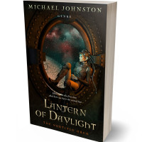3D view of Premade Fantasy Book Cover - Oil