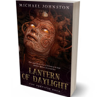 3D view of Premade Science Fiction Book Cover - Coffee Bean