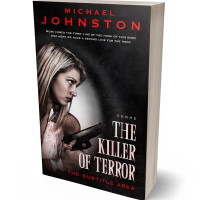 3D view of Premade Mystery & Thriller & Suspense Book Cover - Clam Shell