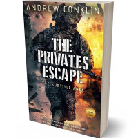 Tablet view of Whiskey #3481 - Premade Action & Adventure Book Cover