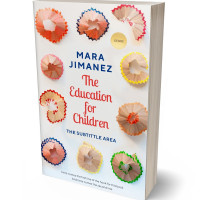 3D view of Premade Abstract Book Cover - Pearl Bush