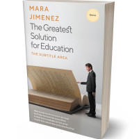 3D view of Premade Business Book Cover - Timberwolf