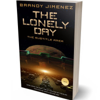 3D view of Premade Science Fiction Book Cover - Twine