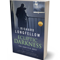 3D view of Premade Mystery & Thriller & Suspense Book Cover - Oxford Blue