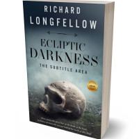 3D view of Premade Mystery & Thriller & Suspense Book Cover - Outer Space