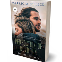 3D view of Premade Romance Book Cover - Outer Space