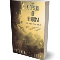 3D view of Premade Mystery & Thriller & Suspense Book Cover - Harvest Gold