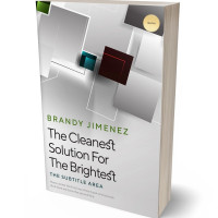 3D view of Premade Abstract Book Cover - Alto