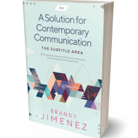 3D view of Premade Abstract Book Cover - Swans Down