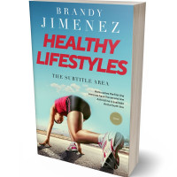 3D view of Premade Health & Dieting & Fitness Book Cover - Gum Leaf