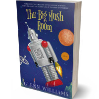 3D view of Premade Science Fiction Book Cover - Cloud Burst