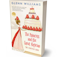 3D view of Premade Fantasy Book Cover - Linen