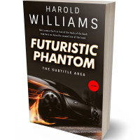 Tablet view of Night Rider #3712 - Premade Science Fiction Book Cover