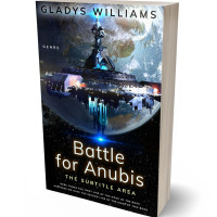 3D view of Premade Science Fiction Book Cover - Woodsmoke