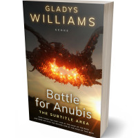 3D view of Premade Science Fiction Book Cover - Bistre