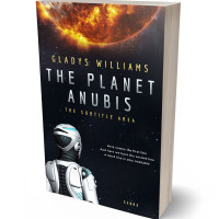 3D view of Premade Science Fiction Book Cover - Twine