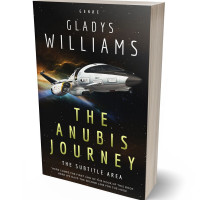 3D view of Premade Science Fiction Book Cover - Cod Gray