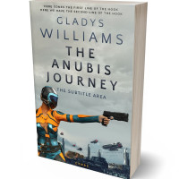 3D view of Premade Science Fiction Book Cover - Pumice