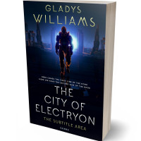 3D view of Premade Apocalyptica Book Cover - Black Pearl