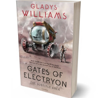 3D view of Premade Science Fiction Book Cover - Silk