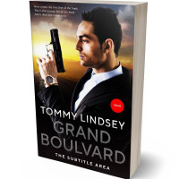 3D view of Premade Mystery & Thriller & Suspense Book Cover - Tan