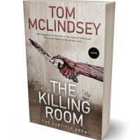 3D view of Premade Mystery & Thriller & Suspense Book Cover - Silver Rust