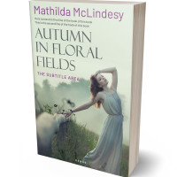 3D view of Premade Romance Book Cover - Periglacial Blue