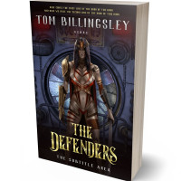 3D view of Premade Science Fiction Book Cover - Thunder