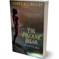 3D view of Premade Fantasy Book Cover - Taupe