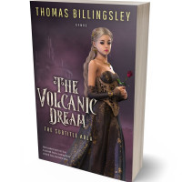 3D view of Premade Fantasy Book Cover - Thunder