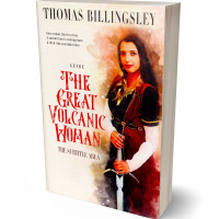 3D view of Premade Fantasy Book Cover - Albescent White