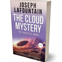 3D view of Premade Science Fiction Book Cover - Trendy Pink