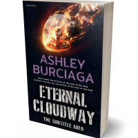 3D view of Premade Apocalyptica Book Cover - Cinder