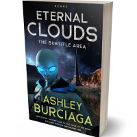 3D view of Premade Science Fiction Book Cover - Mirage