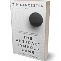 3D view of Premade Abstract Book Cover - Alto