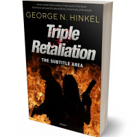 3D view of Premade Mystery & Thriller & Suspense Book Cover - Asphalt