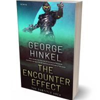 3D view of Premade Science Fiction Book Cover - Shark