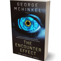 3D view of Premade Science Fiction Book Cover - Thunder