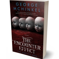 3D view of Premade Horror Book Cover - Coffee Bean