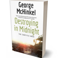 3D view of Premade Apocalyptica Book Cover - Lisbon Brown