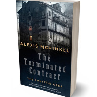 3D view of Premade Horror Book Cover - Mirage