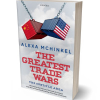 3D view of Premade Business Book Cover - Iron