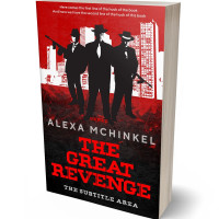 3D view of Premade Mystery & Thriller & Suspense Book Cover - Cocoa Brown